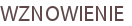 WZNOWIENIE