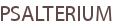 PSALTERIUM