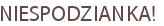 NIESPODZIANKA!